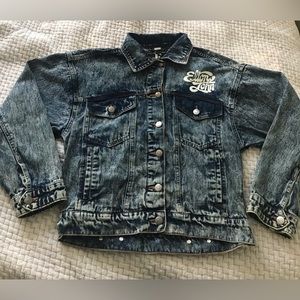 Elton John Denim Jacket Size XS